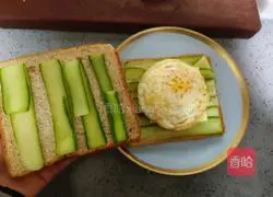 Illustration of making double egg sandwich 7