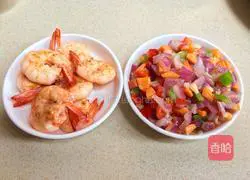 Illustration of how to make eight-inch shrimp pizza 6