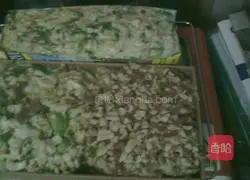 Illustration of how to make rice cake pizza for ancestor worship 4