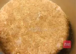Illustration of how to make wood bran cake 1
