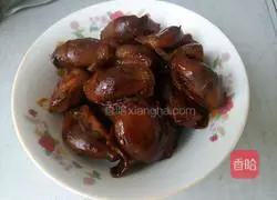 Illustration of making sauced duck gizzards 6