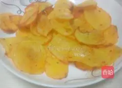 Illustration of how to make barbecue flavored potato chips 6