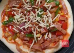 Make pizza without an oven ( Pan and electric pan) Recipe 5