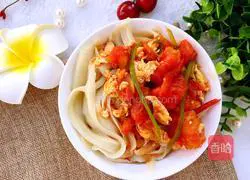 Illustration of how to make tomato noodles 14