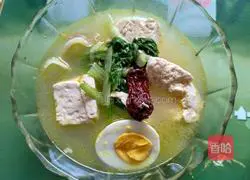 Illustration of how to make green vegetable and tofu soup 16