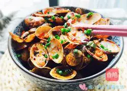 Illustration of how to make spicy clams 12