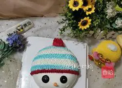 Illustration of how to make a cute little snowman in winter 14