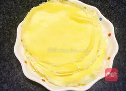 Illustration of how to make durian pancake 9