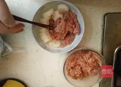 Illustration of how to make steamed pork with yam powder 5