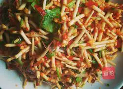 Illustration of how to make cold Houttuynia cordata 6