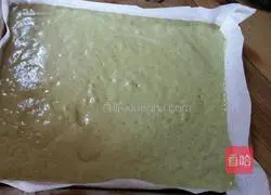 Illustration of how to make matcha cake rolls 14