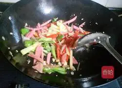 Stir-fried kimchi and kidneys Illustration of practice 12