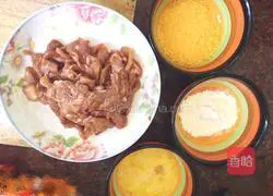 Illustration of how to make bread crumbs and vinegar pork 2