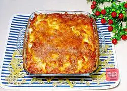 Illustration of how to make baked pasta with shrimp and cheese 17