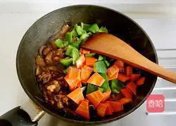 Illustration of how to make braised chicken and rice 14