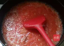 Illustration of how to make concentrated tomato paste (pizza sauce and pasta sauce) 3