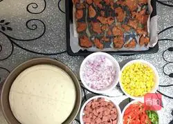 New Orleans BBQ Pizza Recipe Illustration 1