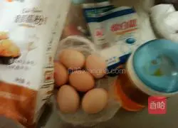 Illustration of how to make old-fashioned sponge cake 1