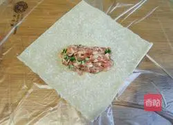 Pork spring rolls Illustration of how to do it 4