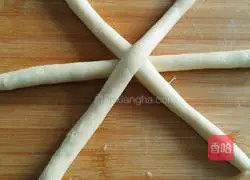 Illustration of how to make braided bread 10