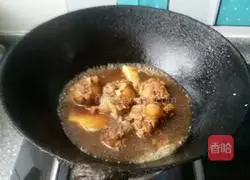 Illustration of braised oxtail recipe 1