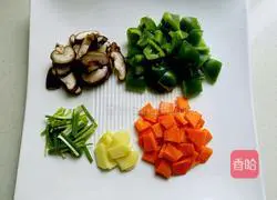 Illustration of how to make braised chicken and rice 2