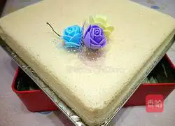 Illustration of making red date yogurt cake 23