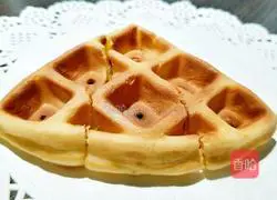 Microwave version of waffle pizza recipe 2