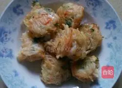 Illustration of how to make fried radish balls 9