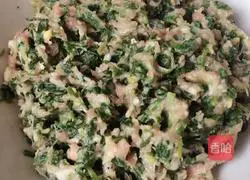 Illustration of how to make shepherd's purse and fresh meat xiaolongbao 4