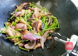 The oily meat Illustration of practice 12