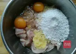 Illustration of how to make crispy pork 4