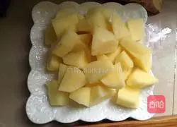 Illustration of home-style steamed pork with rice flour 3