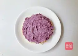 Toast Illustration of how to make low-calorie taro cake 6