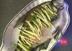 Illustration of how to make steamed bream 11
