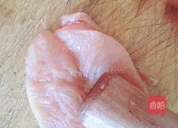 Illustration of how to make fried chicken steak 2