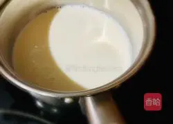 Illustration of how to make popcorn sea salt milk cake cake 5