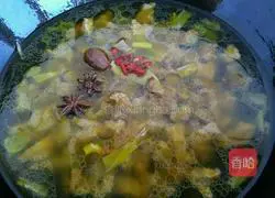 Illustration of how to cook mutton with winter melon 7