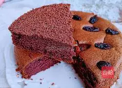 Illustration of how to make black rice hot noodle cake 11