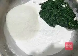 Illustration of how to make Qingming cake 5