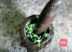 Illustration of how to make Qingming cake 2