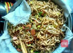 Illustration of making braised noodles 12