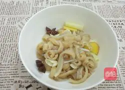 Illustration of how to make pickled pepper pig skin 7