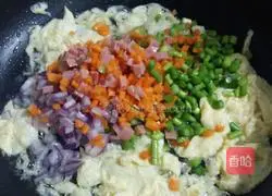 Korea Illustration of how to make kimchi fried rice 4