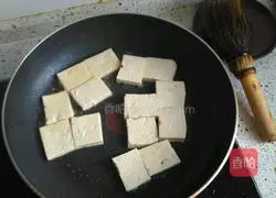 Illustration of home-style fried tofu 2