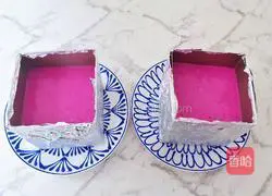 Illustration of how to make dragon fruit mousse cake 15