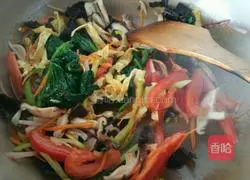 Illustration of how to make stir-fried vegetables 5