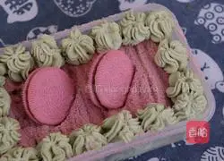 Sakura Matcha Cake Box Recipe Illustration 15