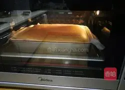 Illustration of how to make ancient cake (water bath method) 7