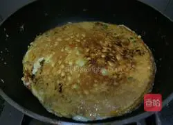 Illustration of how to make oyster omelette 6